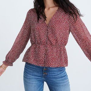 Madewell Floral Blouse Size XXS